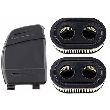 Pair ZVD- Ensemble de 2 Filtres à Air avec Couvercle de Filtre à Air pour Moteurs Briggs & Stratton 550E, 575EX, 575IS, 625EXI, 650EXI, 675EXI, 675IS, Remplace les Pièces 594106, 798339, 798452, 59326