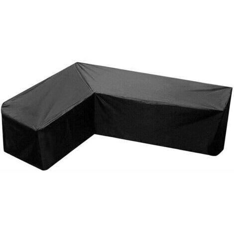 Pair ZVD-Housse pour canapé d’angle de jardin - 21521587cmImperméable et résistante aux UV, à la gèle et les ternissements -