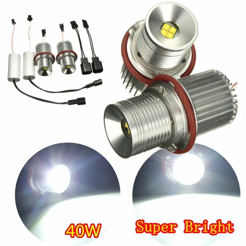 Paire 40W led Angel Eyes Halo Ampoule Pour bmw E39 E60 E61 E63 E65 63126904048
