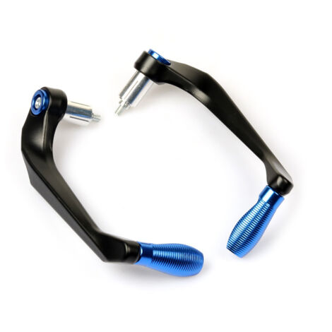 Paire bleue de protège-leviers de frein et d'embrayage en aluminium neufs, pour moto