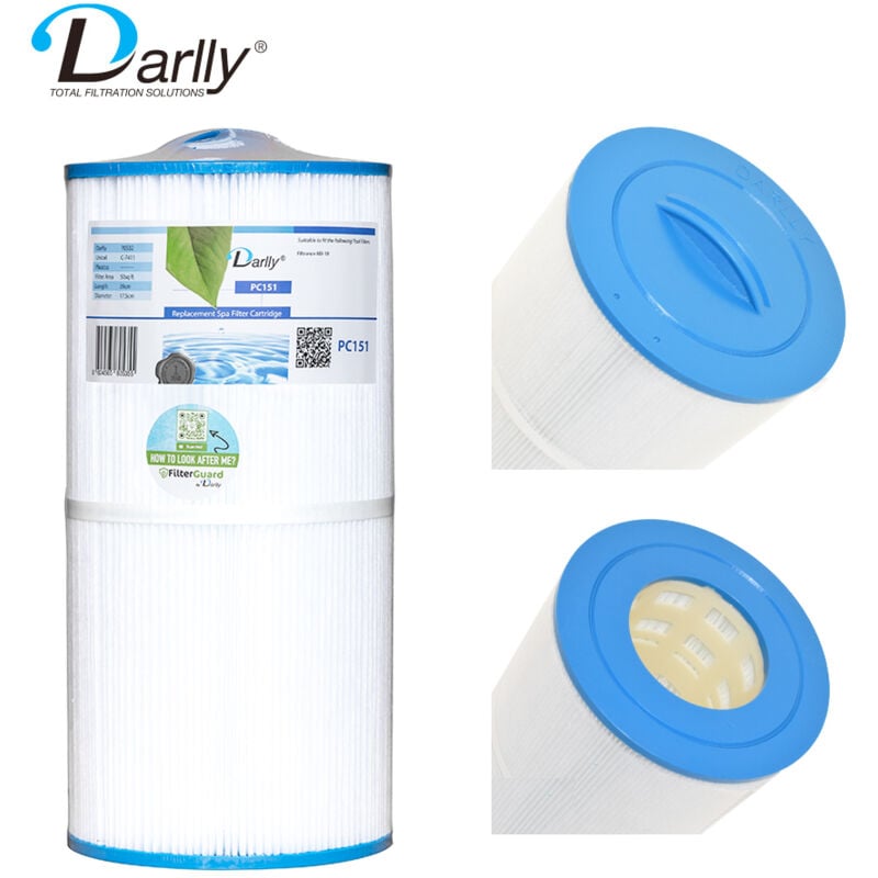 Paire Cartouche filtrante compatible Filtrinov MX-18 MX18 MX-25 MX25 Darlly PC151