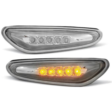 Paire clignotant repetiteur BMW serie 3 E46 Berline 2001 a 2005 chrome led-27325823