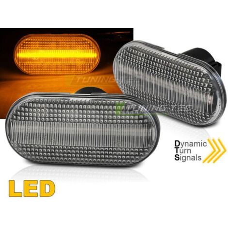 Paire Clignotant Repetiteur Renault Clio 1 1990 a 1998 Chrome Led Dyn-34597405