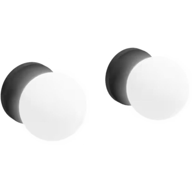 Jacob Delafon - Paire d'appliques murales Cléo 1889 gris Intense