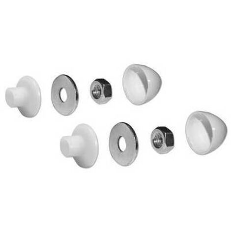 Paire d'accessoires pour sanitaires suspendus