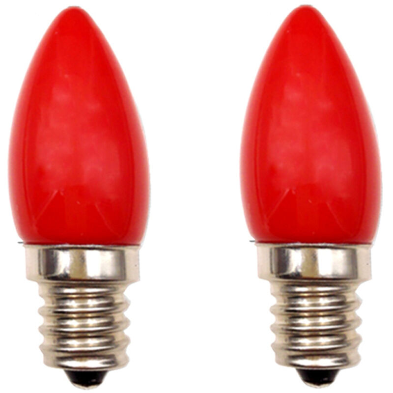 Paire d'ampoules LED E12 1