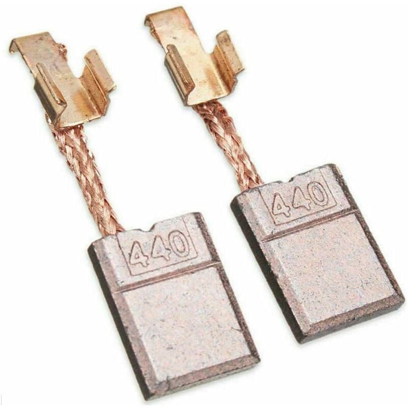 Aougo - Paire de balais de charbon moteur pour perceuses sans fil Makita CB440, 194427-5, CB-436, pilotes, visseuses (3 x 10 x 13,4 mm)