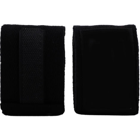 Paire de bandes de boxe élastiques pour adultes - Muay Thai, Kickboxing (Noir)