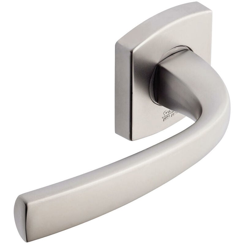 Ensemble double muze sur rosace chromé velours Vachette 086612