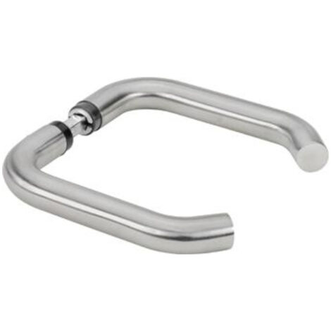Paire de béquilles 419G, acier inoxydableVK8, TS30-50 mm, forme ronde