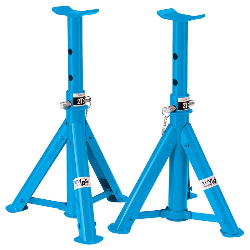 Paire de bequilles reglables pour voitures 2 tonnes Fervi 0067