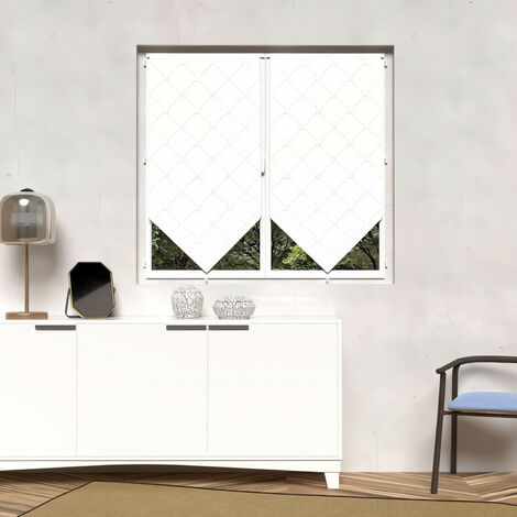 Paire de Brise bise 45x90 cm PAULINE, par Soleil d'ocre