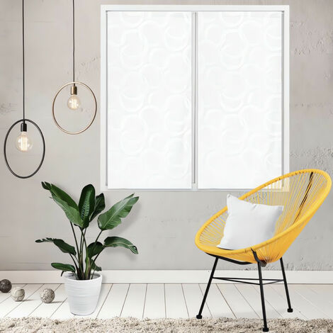 Paire de brise bise 60x120 cm CIRCLE, par Soleil d'Ocre