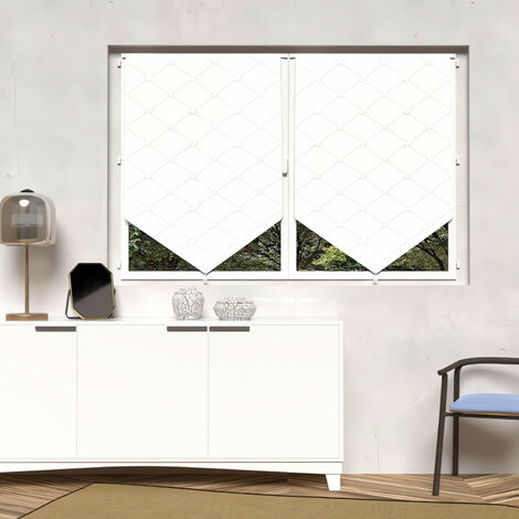 Paire de brise bise 60x90 cm PAULINE, par Soleil d'ocre
