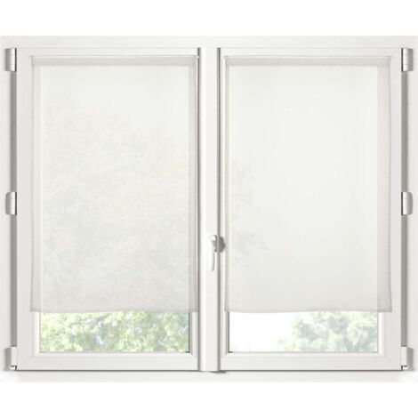 PAIRE DE BRISE BISE MONNADROIT ECRU 60X120 cm