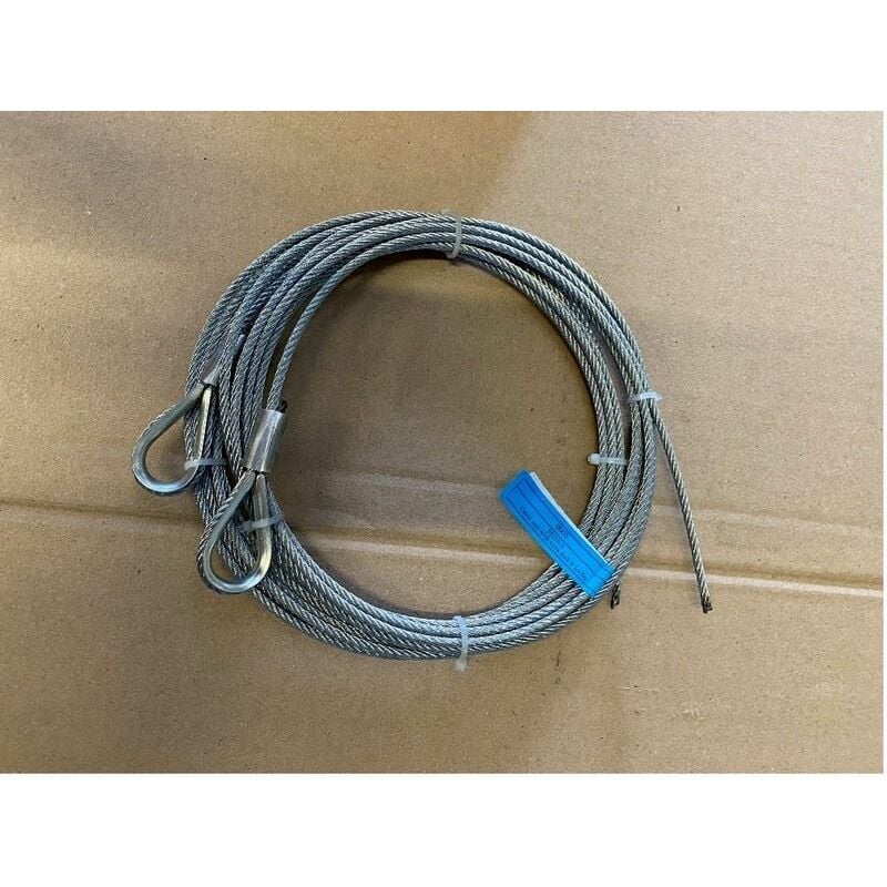 Doco - Paire de câble acier assemblé diamètre:4mm, longueur 4 m / 1770N/mm²