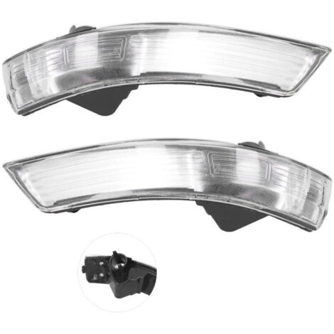 Paire de caches de clignotants de rétroviseur (1538488) compatibles avec Ford Focus 08-18,de DEBUNS