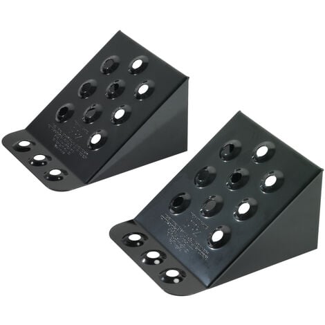 Paire de cales roues métallique PL 230 x 220 x 125 mm