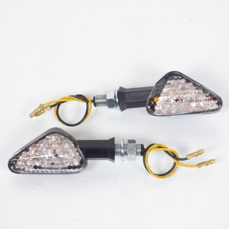 Paire de clignotant Ermax à LED avec tige filetée de 10mm coloris