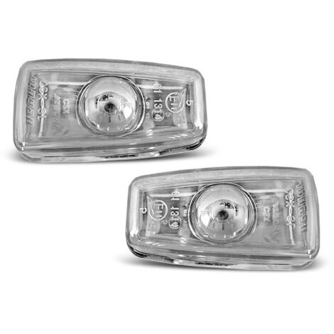 Paire de clignotant Peugeot 406 Coupe 1995 a 2004 Chrome-34184770