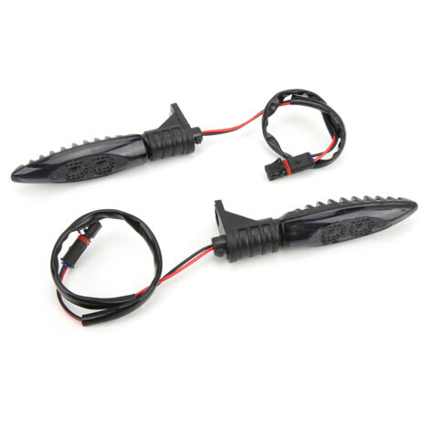 Paire de clignotants avant LED de remplacement 12V pour S1000RR R1200GS F800GS, lentille noire.