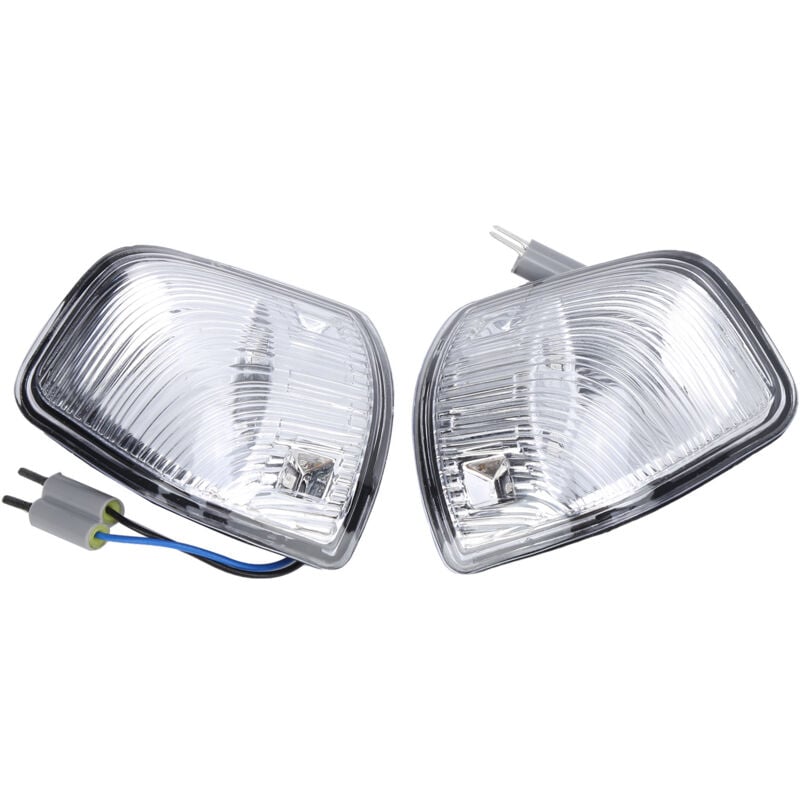 Debuns - Paire de clignotants de rétroviseur 68302828AA de remplacement pour Dodge Ram 1500, 2500, 3500, 4500, 5500 (couleur transparente),de