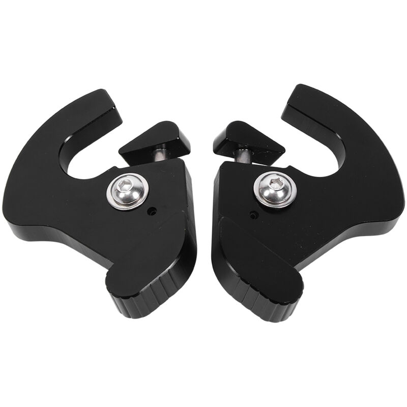 Ineasicer - Paire de Clip de fixation de porte-bagages rotatif gauche-droite Sissy Bar cnc Aluminium Convient pour Touring