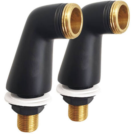 Paire de colonnettes luxe PAINI Noir Mat