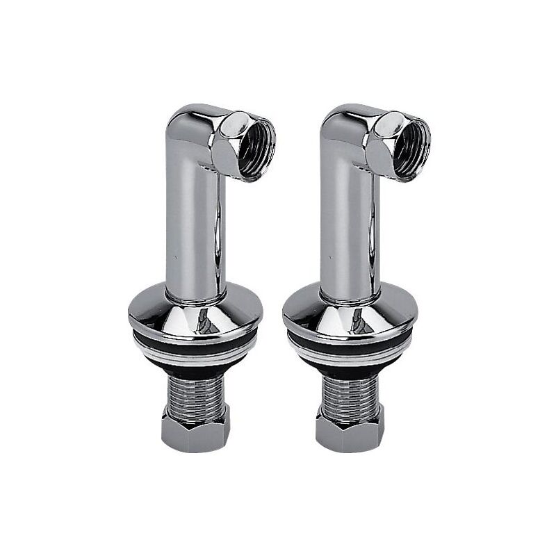 Paire de colonnettes sortie femelle 15x21