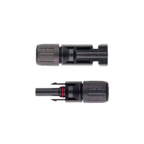 Paire de connecteurs MC4 simples - 1 Male et 1 Femelle