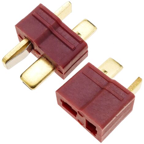 Paire de connecteurs RC T-Plug mâle et femelle pour batteries