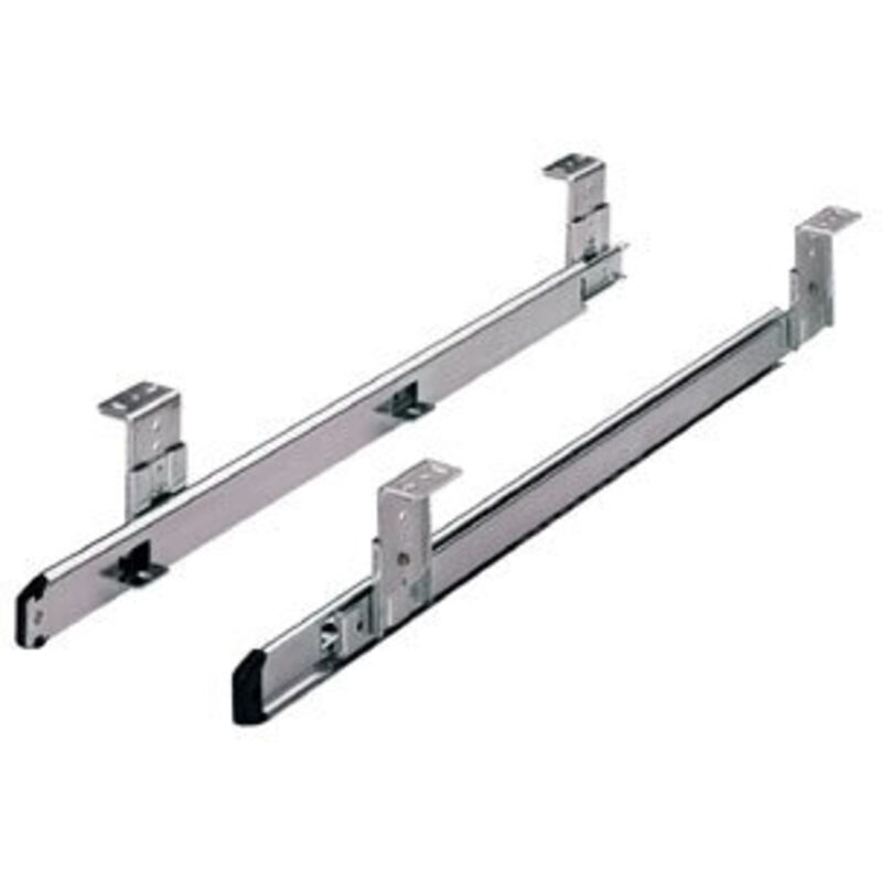 Coulisse à billes pour clavier - Perte à la sortie : 154 mm - Longueur : 500 mm Hettich