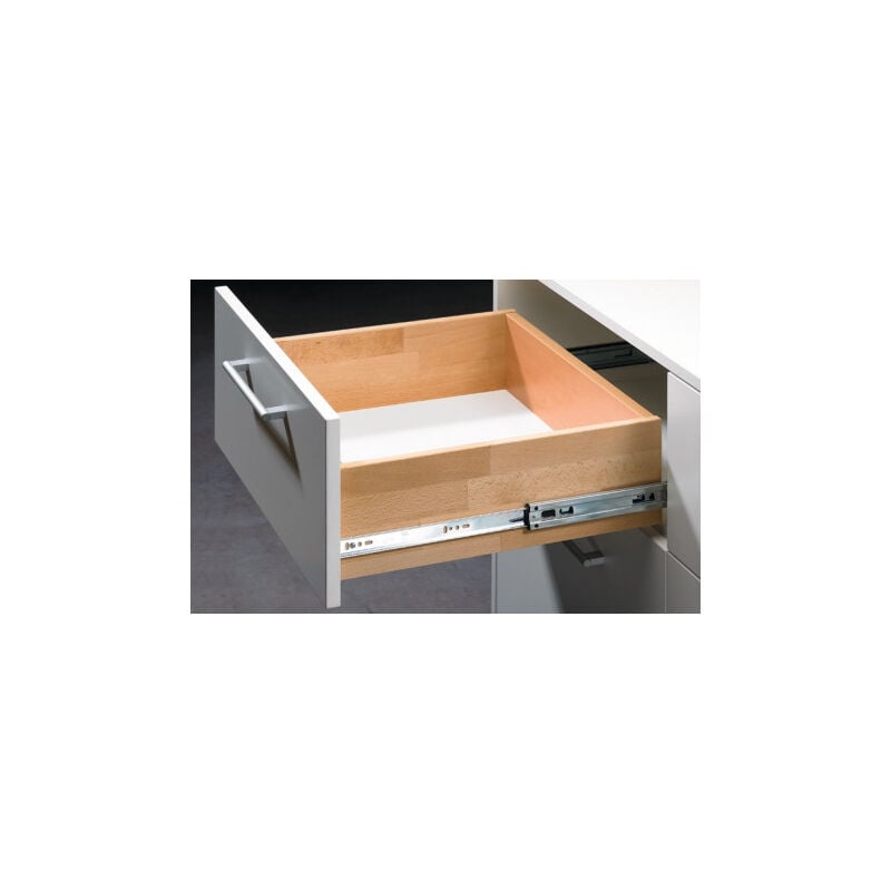 Paire de coulisses Hettich KA5632 L.700mm - Largeur d'installation 12,7 mm - 45 kg - 41355