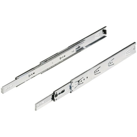 Paire de coulisses HETTICH KA5632 L.700mm - Largeur d'installation 12,7 mm - 45 kg - 41355