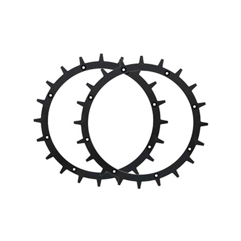 Paire De Crampons De Roues Pour Tondeuses Robot, Adaptable Stihl, Modèles Imow 632, 632p, 632pc.