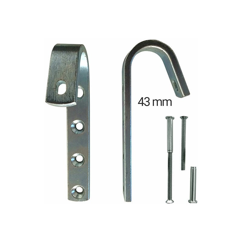 Echelle Direct - Paire de crochets Ouverture de 43mm - HYM54013