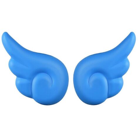 paire de décorations d'anges pour casque de vélo enfant/adulte (4 pièces)