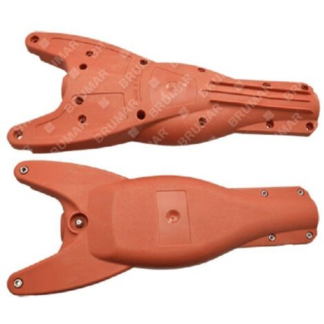 Paire de demi-coquilles rouges pour shakers à olives COMPATIBLE MAORI - 049208