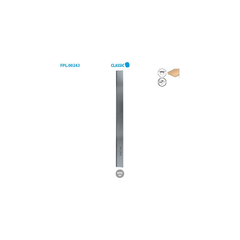 Leman - Fers de dégauchisseuse hss 18% Expert Larg. 30 Long. 420 Ep. 3mm