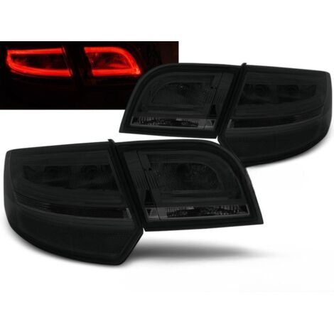 Paire de feux arriere Audi A3 8P Sportback de 2004 a 2008 led fume