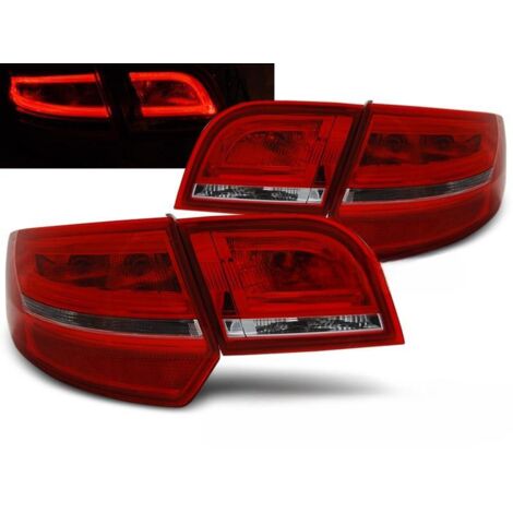 Paire de feux arrière Audi A3 8P Sportback de 2004 a 2008 LED rouge blanc