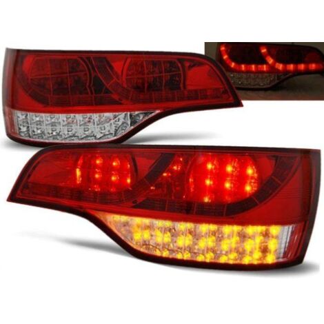 Paire de feux arriere Audi Q7 de 2006 a 2009 FULL LED rouge ET blanc-27335631