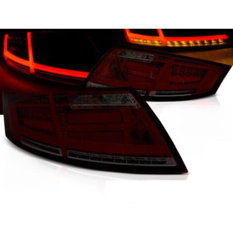 Paire de feux arriere Audi TT de 2006 a 2014 FULL LED rouge fume