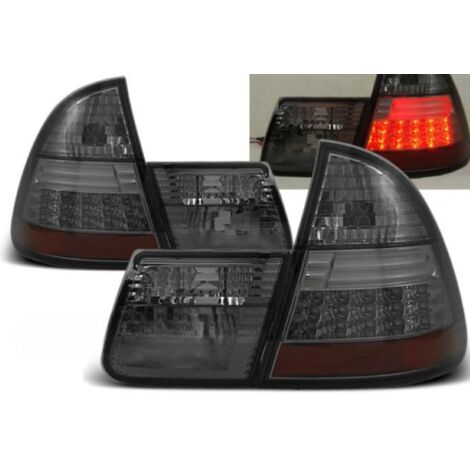 Paire de feux arriere BMW serie 3 E46 break de 1999 a 2005 LED fume