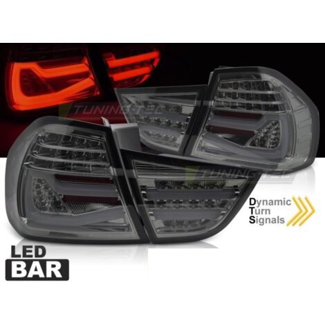Paire de feux arriere BMW serie 3 E90 Berline 09-11 LCI FULL LED BAR Dyn Fume