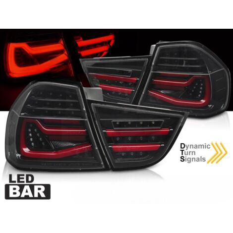 Paire de feux arriere BMW serie 3 E90 Berline 09-11 LCI FULL LED BAR Dyn Noir