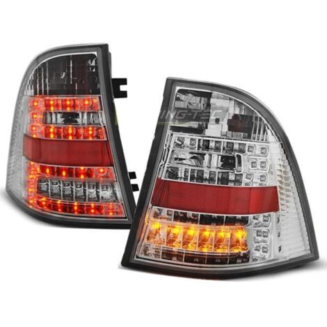 Paire de feux arriere Mercedes ML W163 98-05 LED chrome