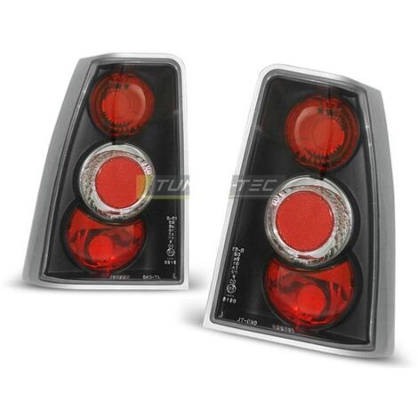 Paire de feux arriere Opel Kadett E 84-91 noir-27336181