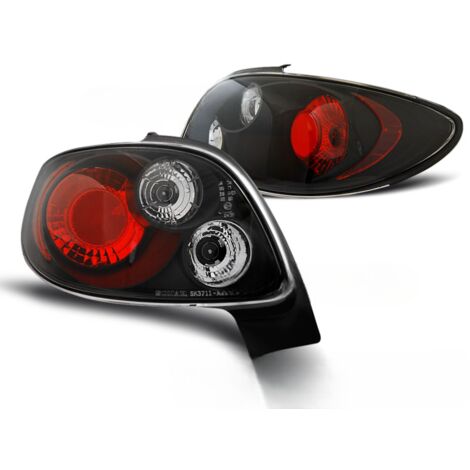 Paire de feux arriere Peugeot 206cc de 10/1998 a 2005 noir-27336222