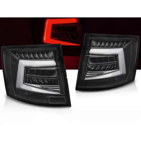 Paire de feux arriere Skoda Octavia 3 Break de 2012 a 2020 Full LED Bar Noir Dyn